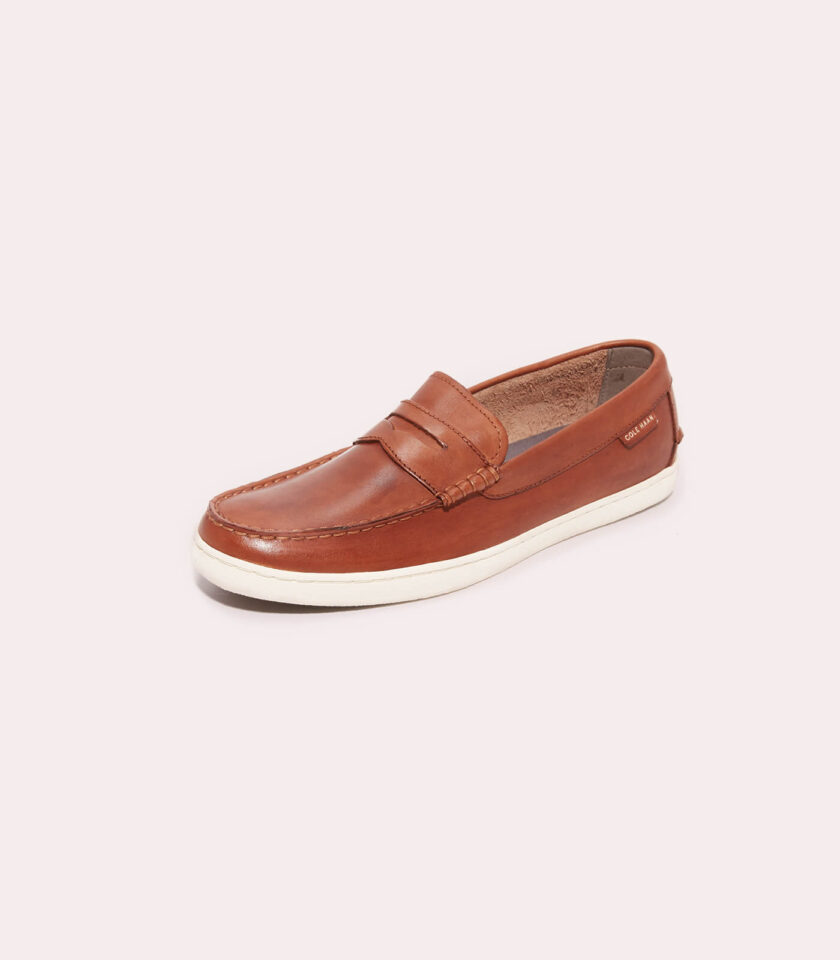 Leather Slip On Sneakers - obrazek 2
